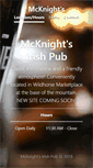 Mobile Screenshot of mcknightsirishpub.com